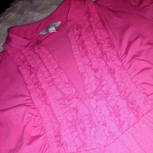 Pink cozy cotton dress